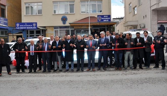 DEVELİ EMNİYETİNE 3 ADET ARAÇ HİBE EDİLDİ