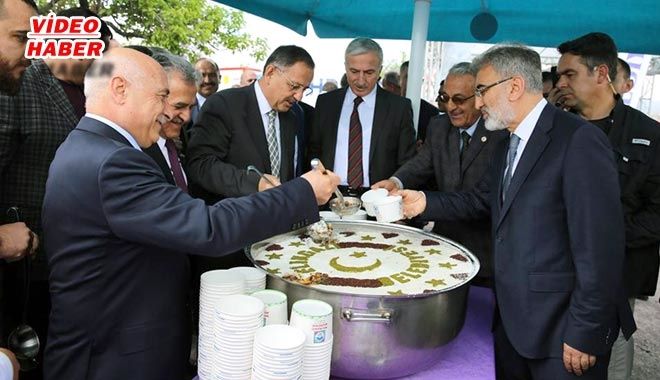 MELİKGAZİ´DE TEMEL ATMA TÖRENİ