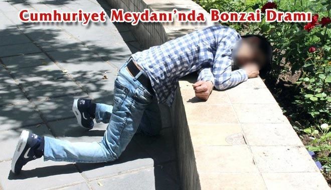 Cumhuriyet Meydanı´nda Bonzai Dramı