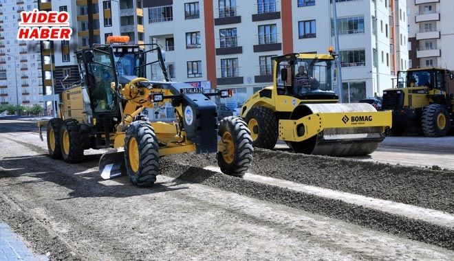 Talas´ta Asfalt Çalışmaları Devam Ediyor