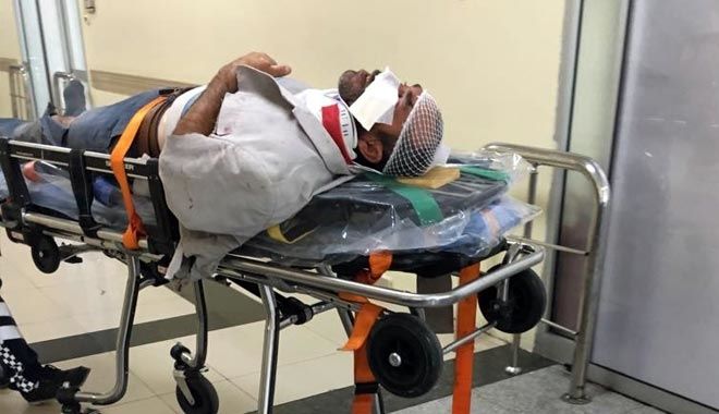 MOTOSİKLET TRAKTÖRE ÇARPTI