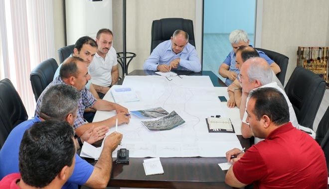 YAHYALI´DA DOĞALGAZ ÇALIŞMALARI DEĞERLENDİRİLDİ