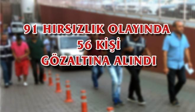 91 HIRSIZLIK OLAYINDA