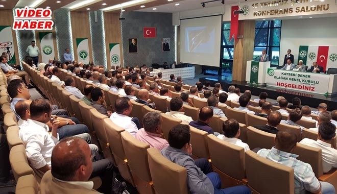 KAYSERİ ŞEKER´İN 62 NCİ GENEL KURULU YAPILDI