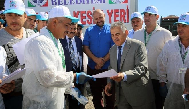 MELİKGAZİ´DEN KURBAN KESİM KURSU