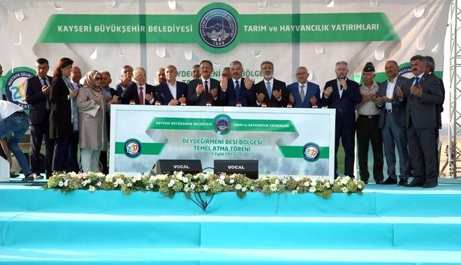 BEYDEĞİRMENİ BESİ BÖLGESİ´NİN TEMELİ ATILDI