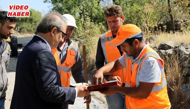 HACILAR´DA ASFALT ÇALIŞMALARI DEVAM EDİYOR