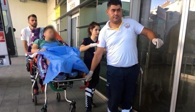 EŞİNE SİNİRLENDİ ,