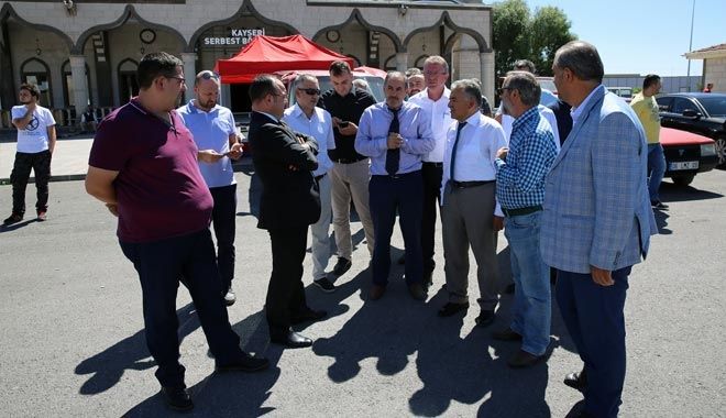 BAŞKAN MEMDUH BÜYÜKKILIÇ SERBEST BÖLGE´DE