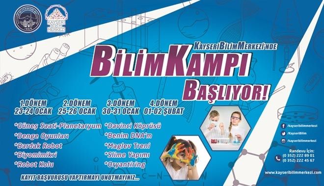BİLİM KAMPI BAŞLIYOR