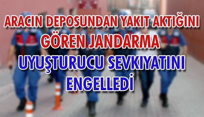 ARACIN DEPOSUNDAN YAKIT AKTIĞINI GÖREN JANDARMA