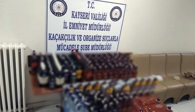 YILBAŞI ÖNCESİNDE KAÇAK İÇKİ OPERASYONUNDA