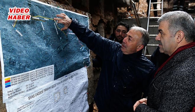 BAŞKAN ÇELİK YERİN 14 METRE ALTINDA KAZI YAPTI 