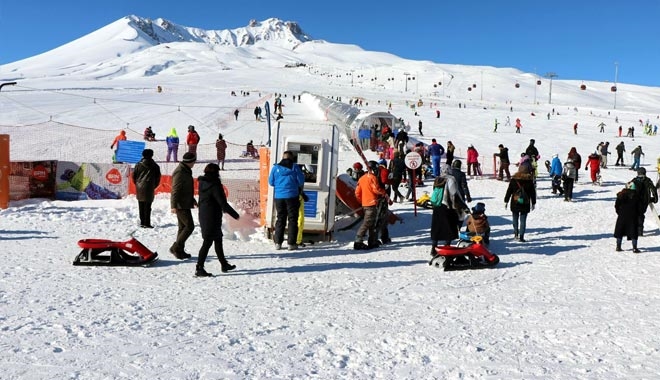 2018´İN SON HAFTA SONUNDA KAYAKSEVERLER