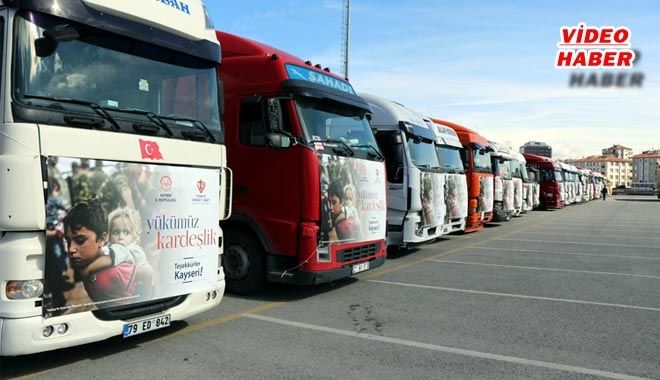 KAYSERİ´DEN SURİYE´YE GÖNDERİLEN