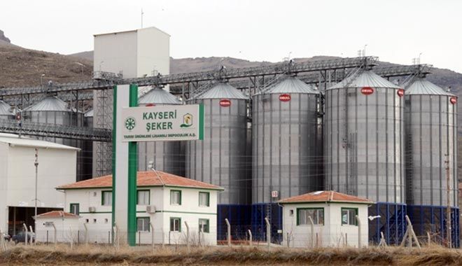 KAYSERİ ŞEKER´İN LİSANSLI DEPOLARI´NDA