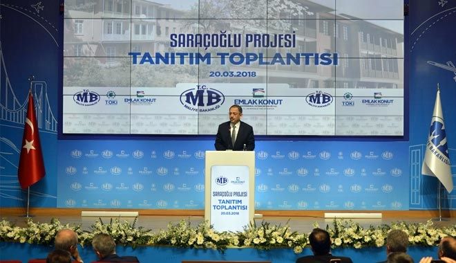 BAKAN ÖZHASEKİ SARAÇOĞLU PROJESİ TANITIMINA KATILDI