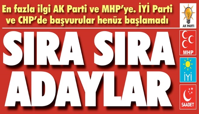 SIRA SIRA ADAYLAR