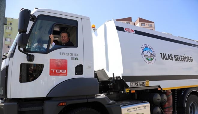 TALAS´A YENİ YOL SÜPÜRME ARACI