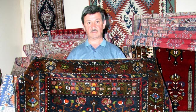 KÖK BOYALI KAYSERİ HALISI,