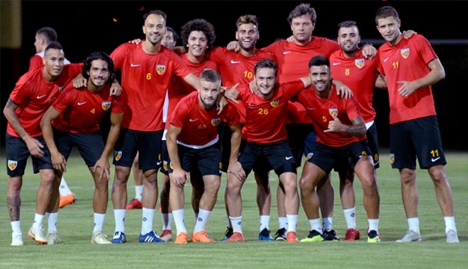 KAYSERİSPOR TESİSLERİNDE ÇALIŞIYOR