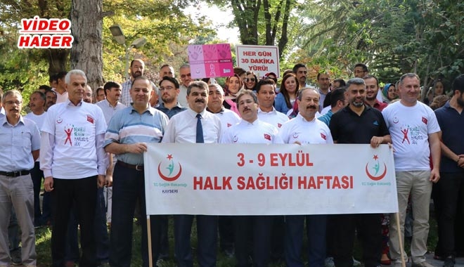 HALK SAĞLIĞI HAFTASI NEDENİYLE 