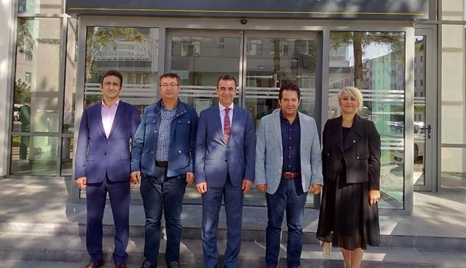 KALDER İSTİŞARE KURULU ÜYESİ ADEM DİNÇAY´A VEDA ZİYARETİ