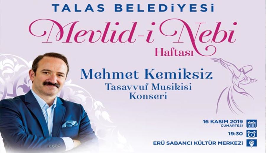TALAS’TAN MEVLİD-İ NEBİ KONSERİ