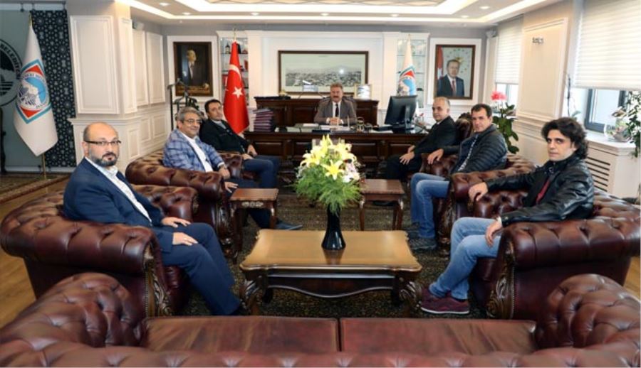 PALANCIOĞLU, MESLEKTAŞLARINI AĞIRLADI