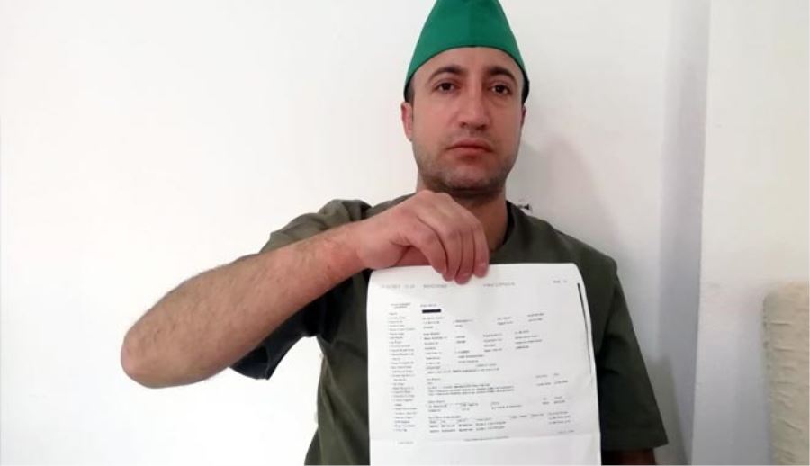 DOKTORA SALDIRAN ŞAHIS RAPORLU ÇIKTI