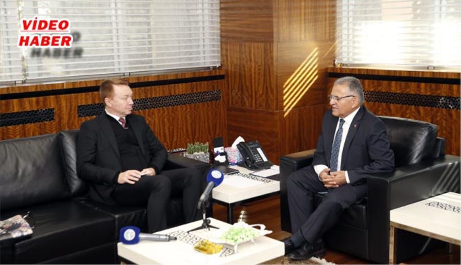 BAŞKAN BÜYÜKKILIÇ AVUSTURYA BÜYÜKELÇİSİNİ AĞIRLADI