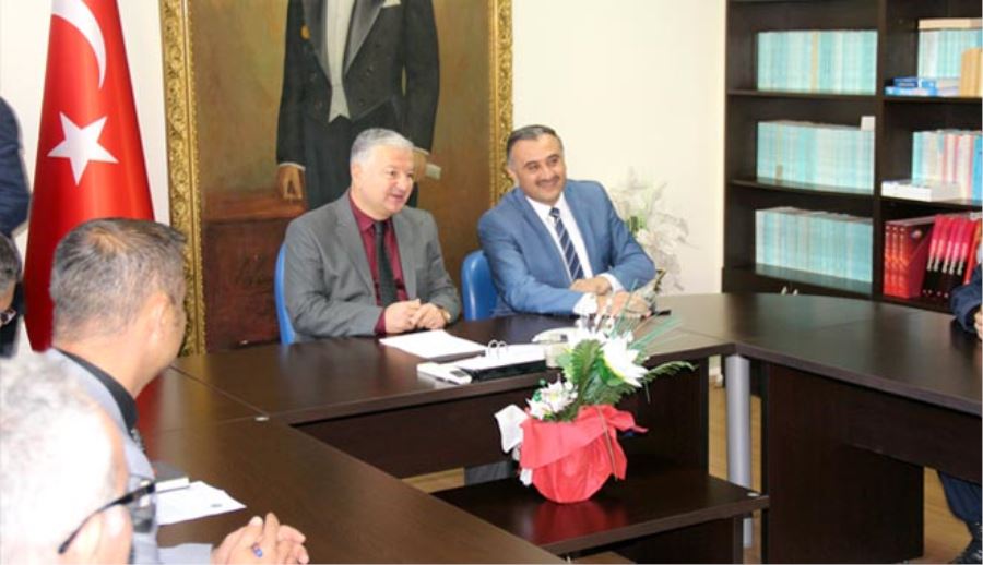 İLÇE PROTOKOLÜNDEN 20 BİN FİDAN DİKİMİ ÖNCESİ İSTİŞARE