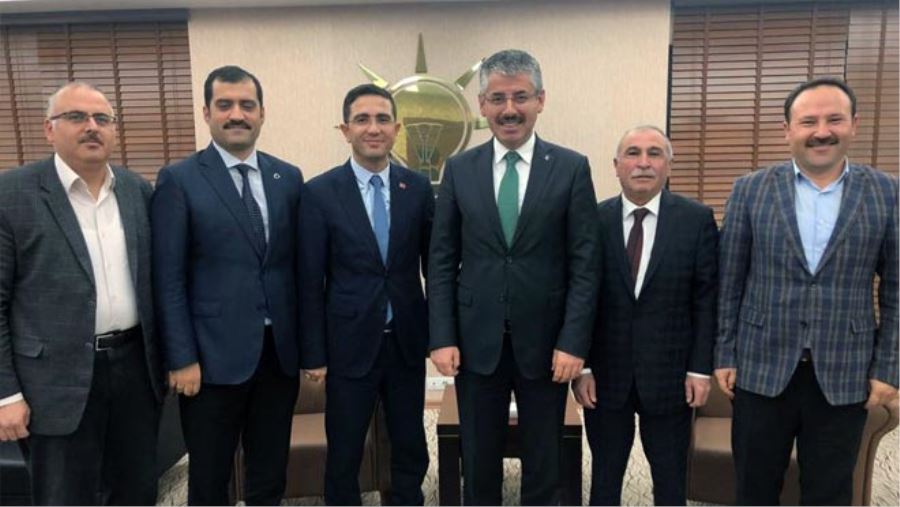 AK PARTİ İL BAŞKANI ÇOPUROĞLU’NA SENDİKALARDAN ZİYARET