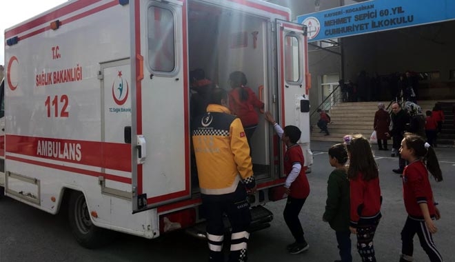 ÖĞRENCİLER 112´Yİ TANIDI