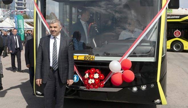 KAYSERİ ELEKTRİKLİ OTOBÜSLERLE TANIŞTI