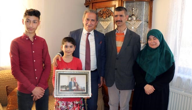 EKİNCİ, EBRAR´I ZİYARET ETTİ,