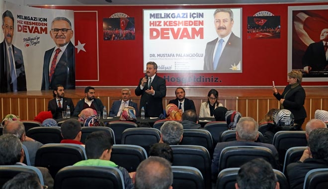 CUMHUR İTTİFAKI AK PARTİ MELİKGAZİ BELEDİYE BAŞKAN ADAYI DR. MUSTAFA PALANCIOĞLU,