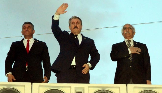 BBP GENEL BAŞKANI MUSTAFA DESTİCİ,