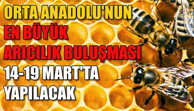 ORTA ANADOLU´NUN EN BÜYÜK ARICILIK BULUŞMASI