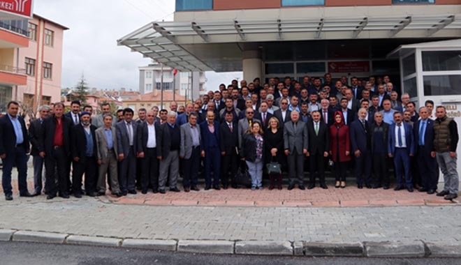 SEÇİM SONRASI İLK MUHTARLAR TOPLANTISI YAPILDI