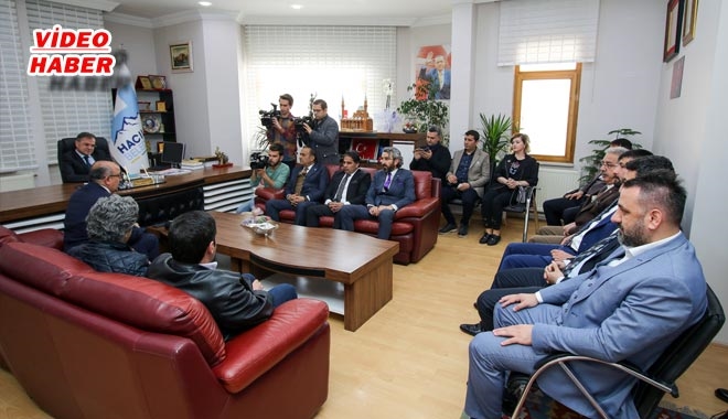 ÖZDOĞAN, GAZETECİLER CEMİYETİ YÖNETİMİNİ AĞIRLADI