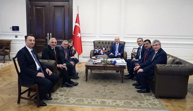 BAŞKAN BÜYÜKKILIÇ, BAKAN SOYLU İLE GÖRÜŞTÜ