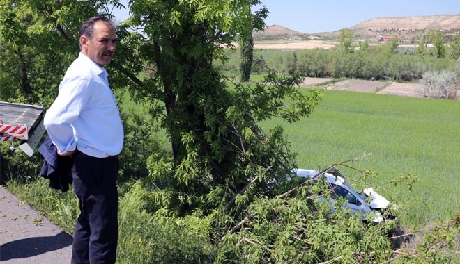 KURTULDUĞUNA SEVİNMEDİ, OTOMOBİLİNE ÜZÜLDÜ