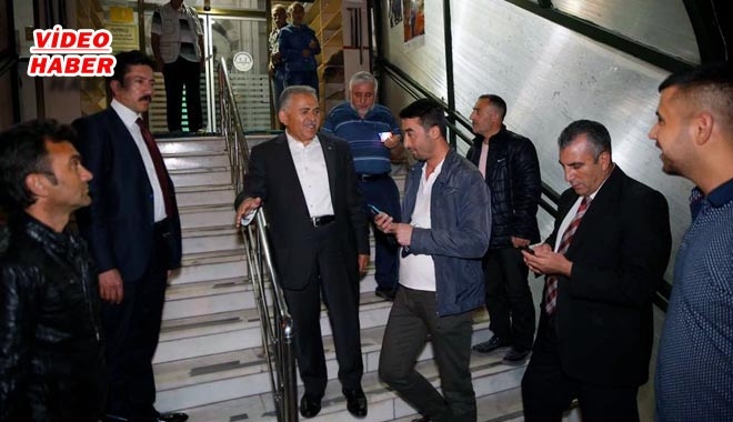 ÇOCUKLAR DAVET ETTİ BAŞKAN KABUL ETTİ