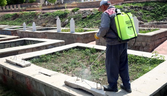 19 AYRI BÖLGEDE YER ALAN 52 MEZARLIKTA