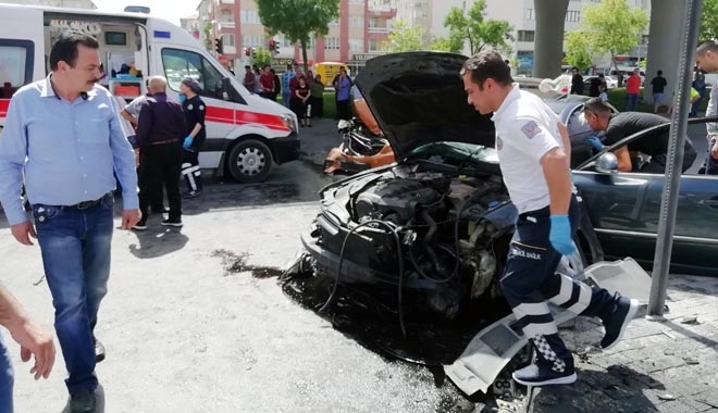 KAYSERİ´DE FECİ KAZA: 4 YARALI