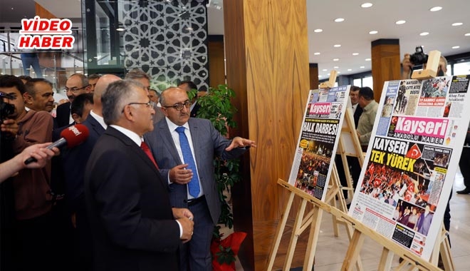 KAYSERİ GAZETECİLER CEMİYETİ´NDEN 15 TEMMUZ SERGİSİ