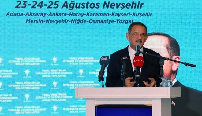 AK PARTİ YEREL YÖNETİMLER BÖLGE TOPLANTISI YAPILDI