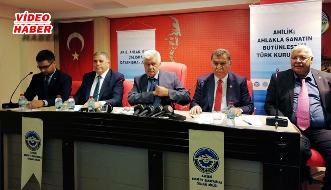 AHİLİK HAFTASI 16-20 EYLÜL TARİHLERİ ARASINDA KUTLANACAK