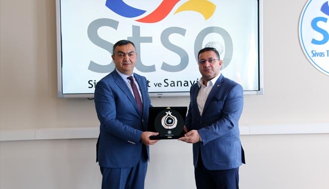 BÜYÜKSİMİTCİ, SİVAS ODA VE BORSA ZİYARETLERİNDE BULUNDU